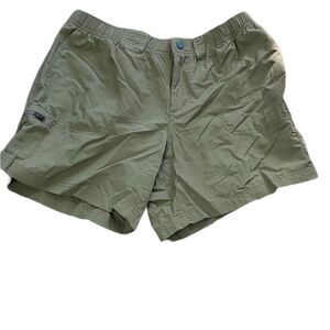 Columbia Beige Khaki Nylon Cargo Short
